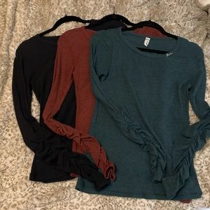 BROWN Free People Boundary Layering Top Size Small